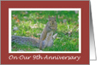 Hugs 9th Anniversary Card