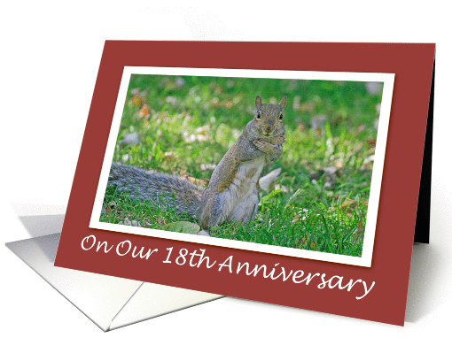 Hugs 18th Anniversary card (276624)