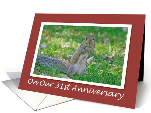 Hugs 31st Anniversary card (276686)
