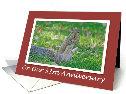 Hugs 33rd Anniversary card (276696)
