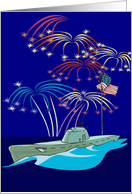 Veteran’s Day Card Submarine card
