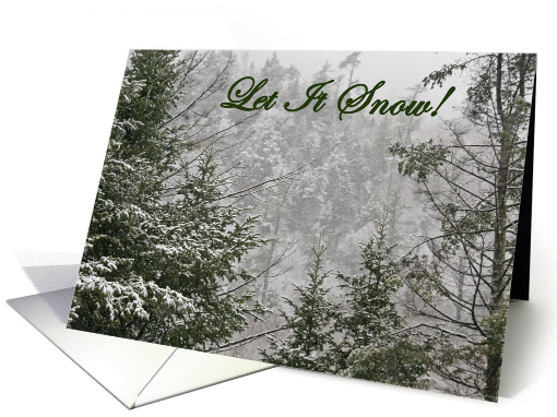 Let It Snow Holiday card (327768)