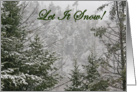 Let It Snow Holiday Card