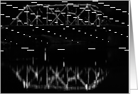 Black And White Bridge Christmas Card