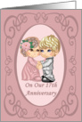 Adorable 17th Anniversary Card