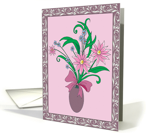 Flowers Mother's Day card (341843)
