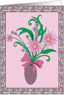 Flowers Grandmother Birthday Day Card