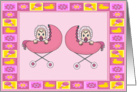 Baby Girls Adoption Congratulations Card