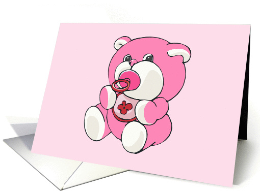 New Grandparents Baby Girl Congratulations card (348208)