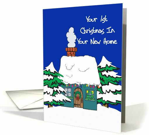 1st Christmas In A New Home card (349537)