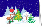Cute Christmas Love Card