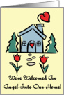 New Angel Birth Announcement Card