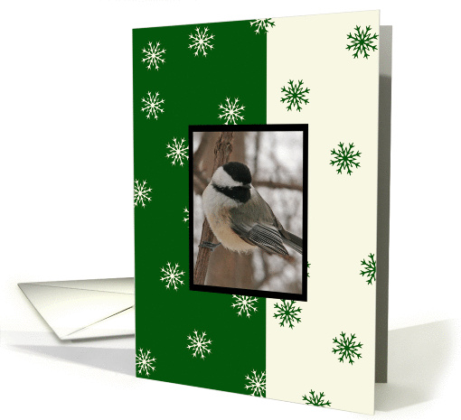 An Irish Blessing Chickadee Christmas card (354703)