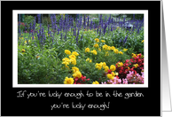 Garden Blank Card