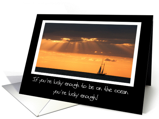 On The Ocean Blank card (355025)