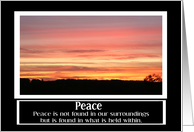 Peace Card