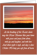 Sunrise Easter Blessing Card