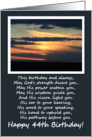Religious 44th Birthday Card