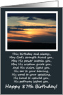 Religious 87th Birthday Card