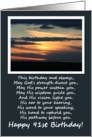 Religious 91st Birthday Card