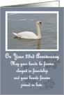 Swan 23rd Anniversary Card