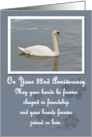 Swan 32nd Anniversary Card