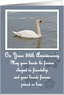 Swan 38th Anniversary Card