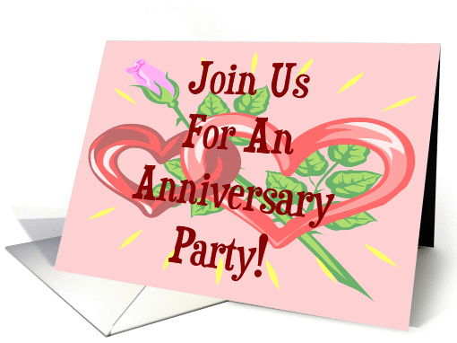 Anniversary Party Invitation card (371955)