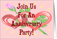 Anniversary Party Invitation card