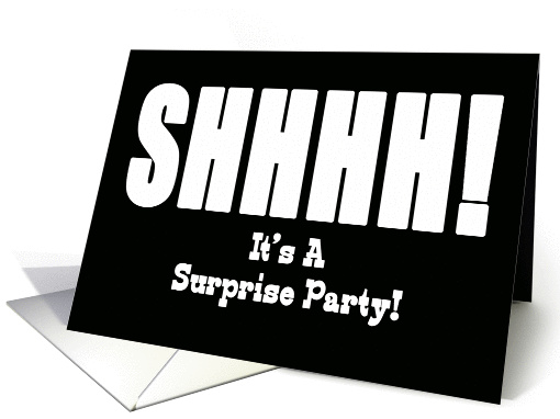 Surprise Party Invitation card (372164)