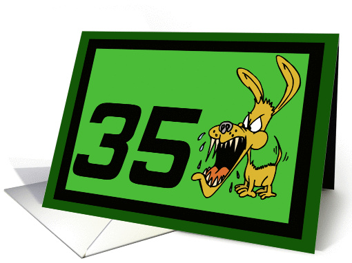 Getting Older Bites 35th Birthday card (373651)