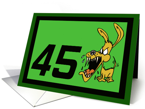 Getting Older Bites 45th Birthday card (373662)