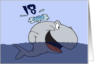 Whale Of A 18th Birthday Card