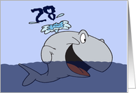Whale Of A 28th Birthday Card