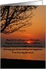 Irish Sunset Wedding Blessing Card