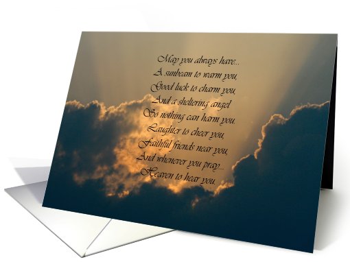 Breaking Dawn Irish Blessing card (397234)