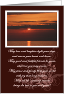 Love & Laughter Irish Blessing Card