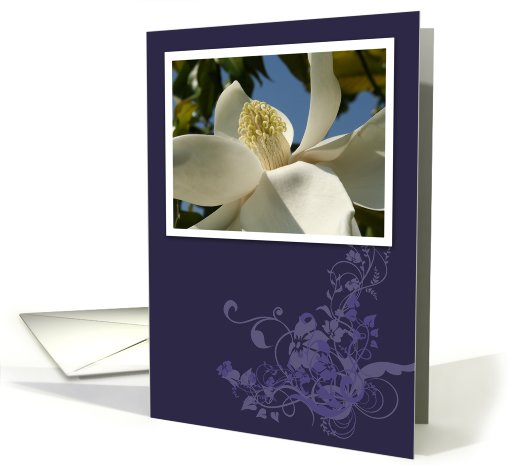 Magnolia Flower Blank card (398387)