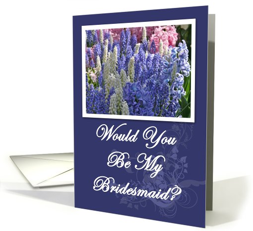 Spring Wedding Bridesmaid Invitation card (398392)