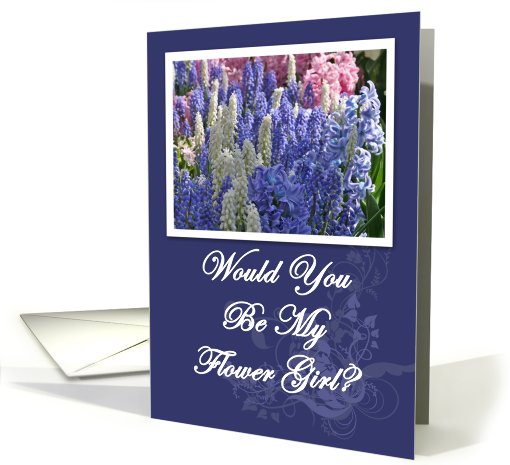 Spring Wedding Flower Girl Invitation card (398396)