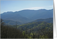 Spring Blue Ridge Mountains Blank Card