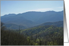 Spring Blue Ridge Mountains Blank Card