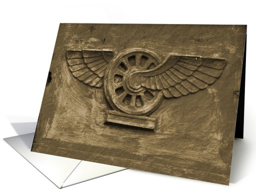 Railroad Wings Blank card (499680)
