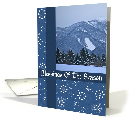 Mountain Blessings Christmas card (509104)