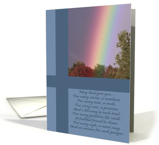A Rainbow Irish Blessing card (509323)