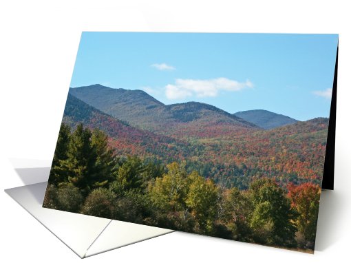 Adirondacks In Fall Blank card (510880)