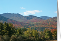 Adirondacks In Fall Blank Card