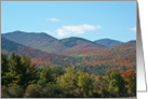 Adirondacks In Fall Blank Card