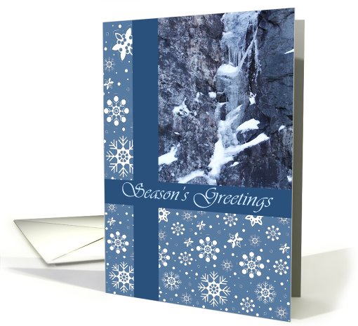 Icy Rocks Seasons Greetings card (510896)