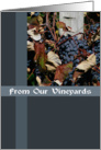From Our Vineyards Card
